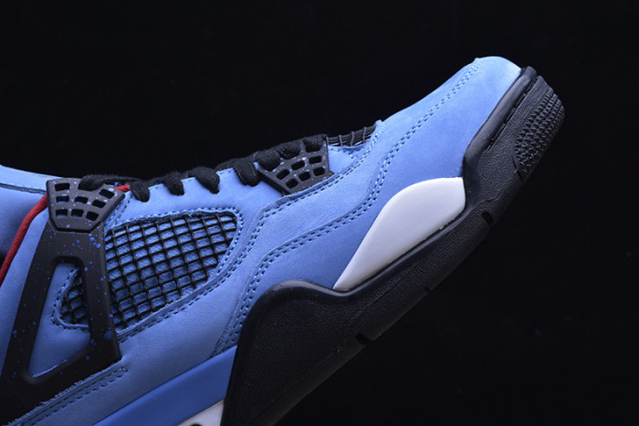 travis scott x air jordan 4 “houston oilers” university blue 308497-406