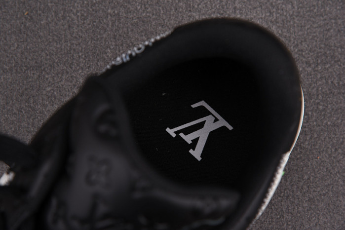 nike low air force 1 x black