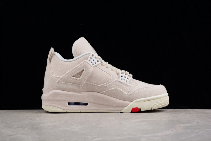 air jordan 4 canvas wmns dq4909-100
