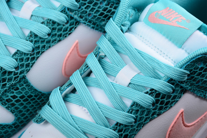 nike dunk low teal snakeskin dr8577-300