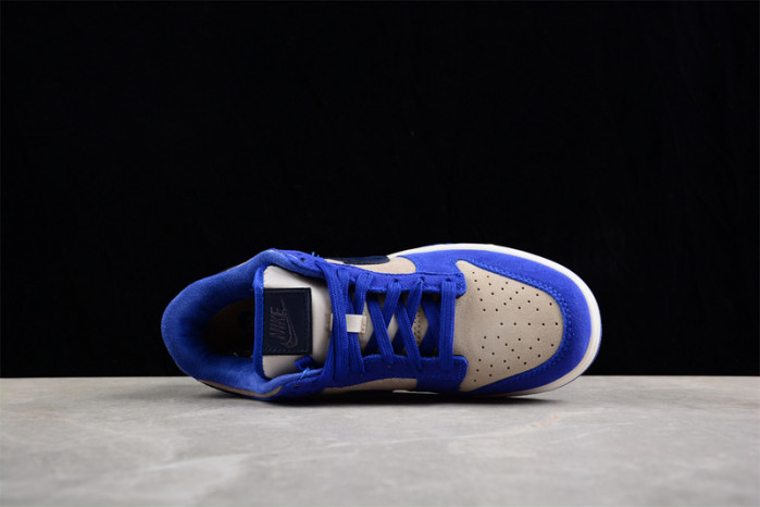 nike dunk low lx blue suede dv7411-400
