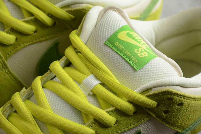 nike sb dunk low green apple dm0807-300