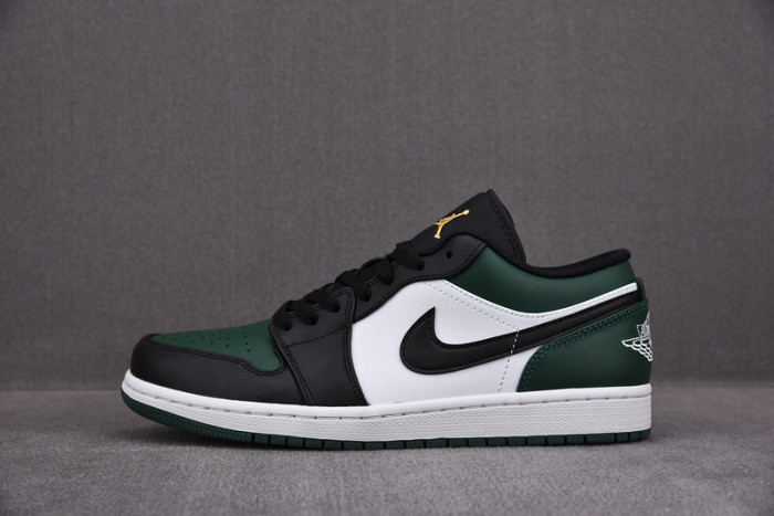 air jordan 1 low green toe 553558-371