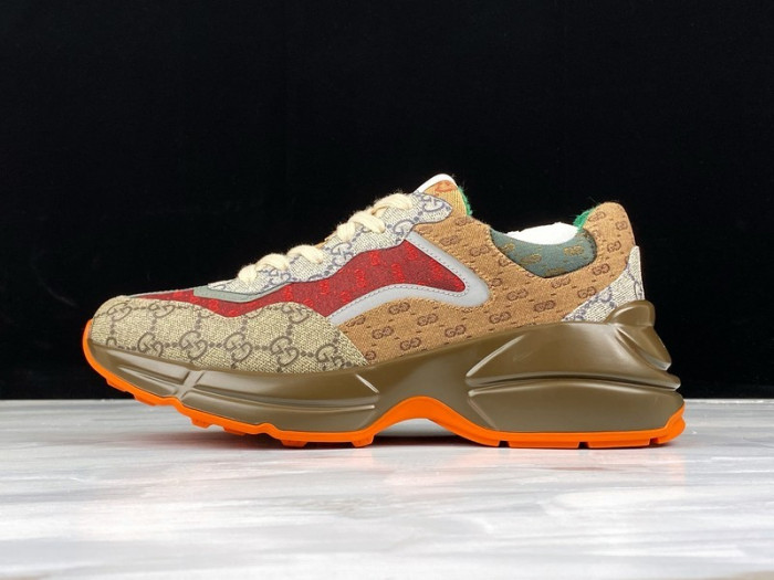 g*u*i rhyton vintage trainer sneaker 576969 drw00 9522