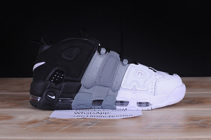 nike air more uptempo “tri-color” black-grey-white 921948-002