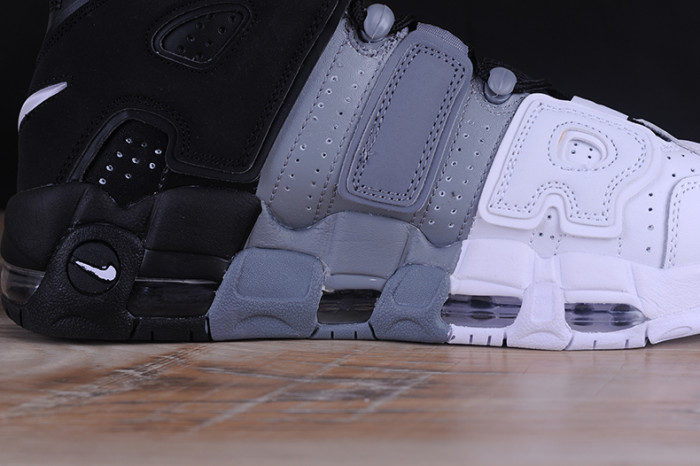 nike air more uptempo “tri-color” black-grey-white 921948-002