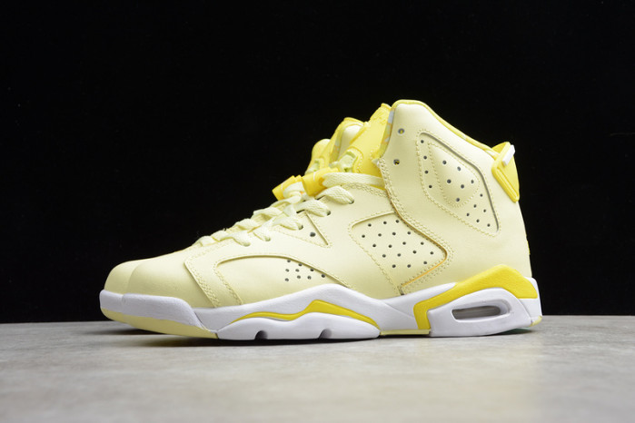 air jordan 6 retro dynamic yellow floral (gs) 543390-800
